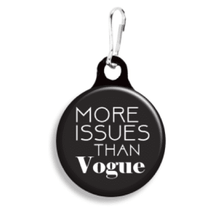 Cargar imagen en el visor de la galería, Charm para collar "More Issues Than Vogue"