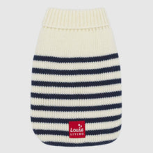 Cargar imagen en el visor de la galería, Louie Living Stripe Cardigan - Navy/White