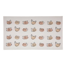 Cargar imagen en el visor de la galería, Tapete para platos "Black & Tan Cat Faces" - Pearhead