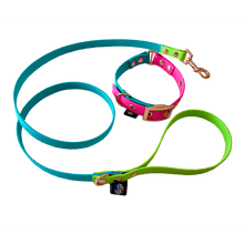 Cargar imagen en el visor de la galería, Tail Set Duo - Bubblegum / Collar y Correa