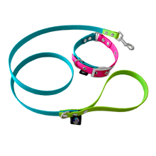 Cargar imagen en el visor de la galería, Tail Set Duo - Bubblegum / Collar y Correa