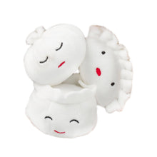 Cargar imagen en el visor de la galería, Set 3 Juguetes de peluche para perro "Dim Sum" - Pearhead