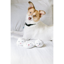 Cargar imagen en el visor de la galería, Set 3 Juguetes de peluche para perro "Dim Sum" - Pearhead