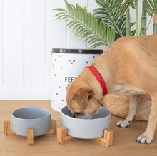 Cargar imagen en el visor de la galería, Plato cerámico "Olm Bowl" para mascotas - Louie Living